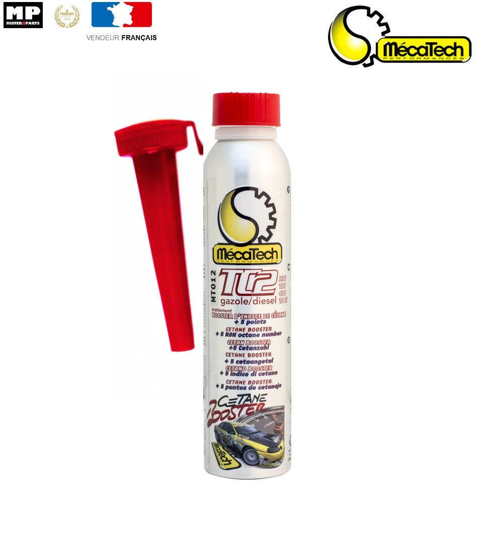 Cétane booster diesel Mécatech MT012 anti claquement 300ml