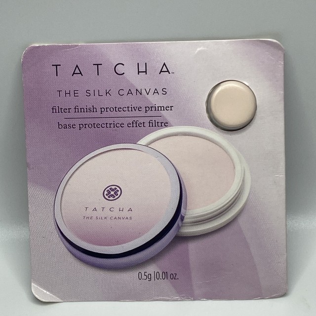TATCHA Silk Canvas Primer Sample & 2 Sephora 10 HR Foundation Samples ...