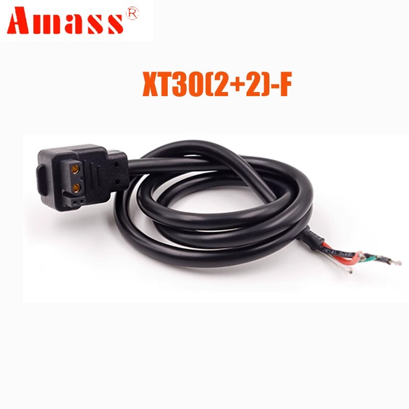 EMSea 2 Pièces Adaptateur XT30 Femelle vers JST Mâle 50 Mm 24 AWG pour Modèles de Drones Télécommandés