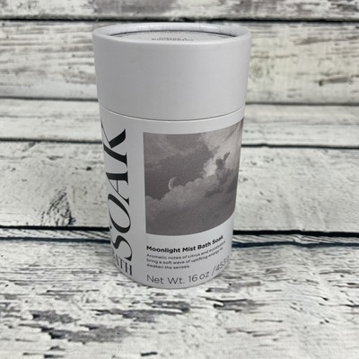 Paper Source Moonlight Mist Bath Soak 16 oz. CITRUS/EUCALYPTUS