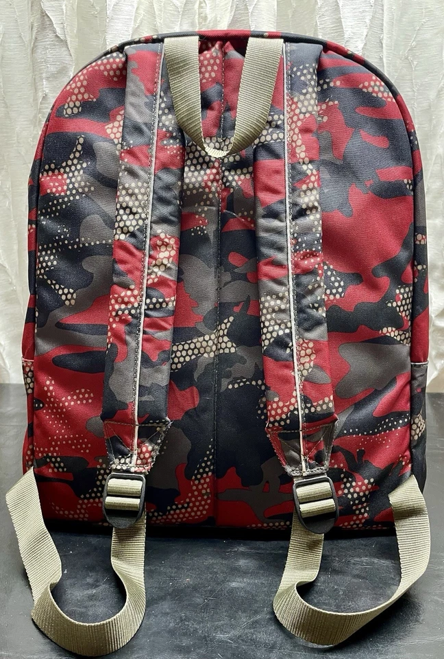 L.L. Mochila de viaje Bean camuflada roja a rayas reflectantes LLB# 0YP63 Foto 3 de 4