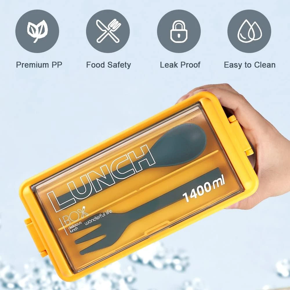 Natraprow Bento Box Adult Lunch Box, All-In-One Lunch Containers with Removable Natraprow Bento Box Adult Lunch Box, All-In-One Lunch Containers with Removable