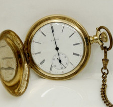 1907 Elgin National Watch Co. Hunter Case 12S 15J Gold Filled Pocket Watch