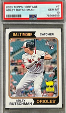 2023 Topps Heritage Adley Rutschman #7 PSA 10 GEM MINT (ROOKIE CARD)