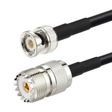 SO239 BNC Cable For Walkie Talkie Radio Antenna Analyzer Radio Scanner SWR Meter