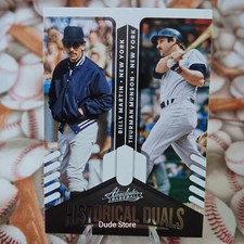 2022 Panini Absolute Historical Duals - Munson & Martin #HD-BT -New York Yankees