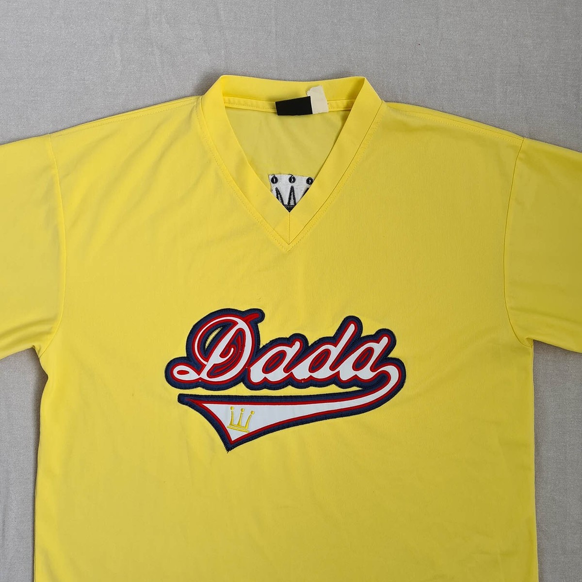 Dada Supreme Vintage T-Shirt Jersey Size XL Hip Hop Y2K 90s V-Neck