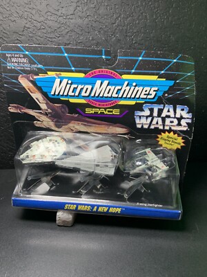 1993 Star Wars Micro Machines - Millennium Falcon, Destroyer, X-wing Starfighter 47246658862 | eBay
