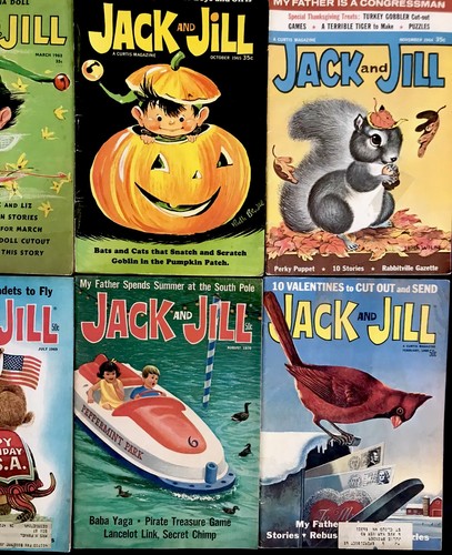 JACK & JILL Magazine Lot#4 of 8 Children's Activities Stories Games Holiday - Picture 3 of 8