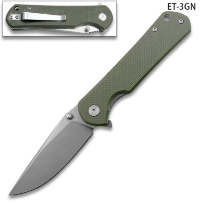 Ball Bearing pocket Knife  Folding Knife Handle G-10
