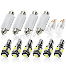 Interior LED Light Pack 12pc/Kit Upgrade For Dodge Ram 03-08 Super Bright White
