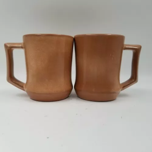 Vintage Frankoma Pottery Mugs Set of 2