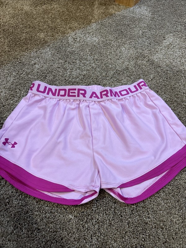 Under Armour Pink Shorts - Size Youth L