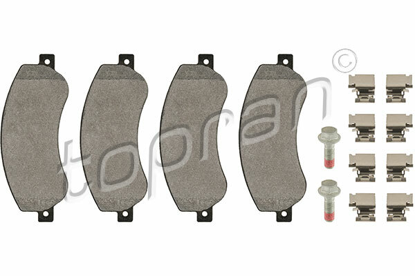 Plaquettes de frein avant pour VW Amarok 2HA 2HB 2H0698151