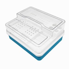 1 Box Dental Autoclavable Endo Organizer Carbide/Diamond For RA FG HP 91 Holes