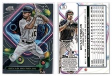 2023 Topps Cosmic Chrome Baseball Bryan Reynolds Base #136 - Pittsburgh Pirates