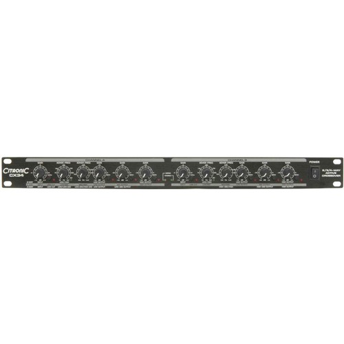 Citronic CX34 Active Crossover 2/3/4 Way 19" Rack-Mountable - Picture 2 of 3