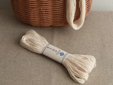 Natural Unbleached Sashiko Thread | 100% Cotton Ideal for Plant Dye & Quilting