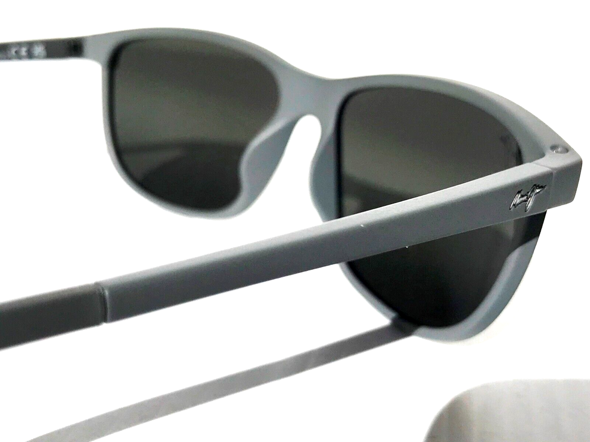 NEW Maui Jim LELE KAWA Grey Stripe POLARIZED Neutral Grey GLASS