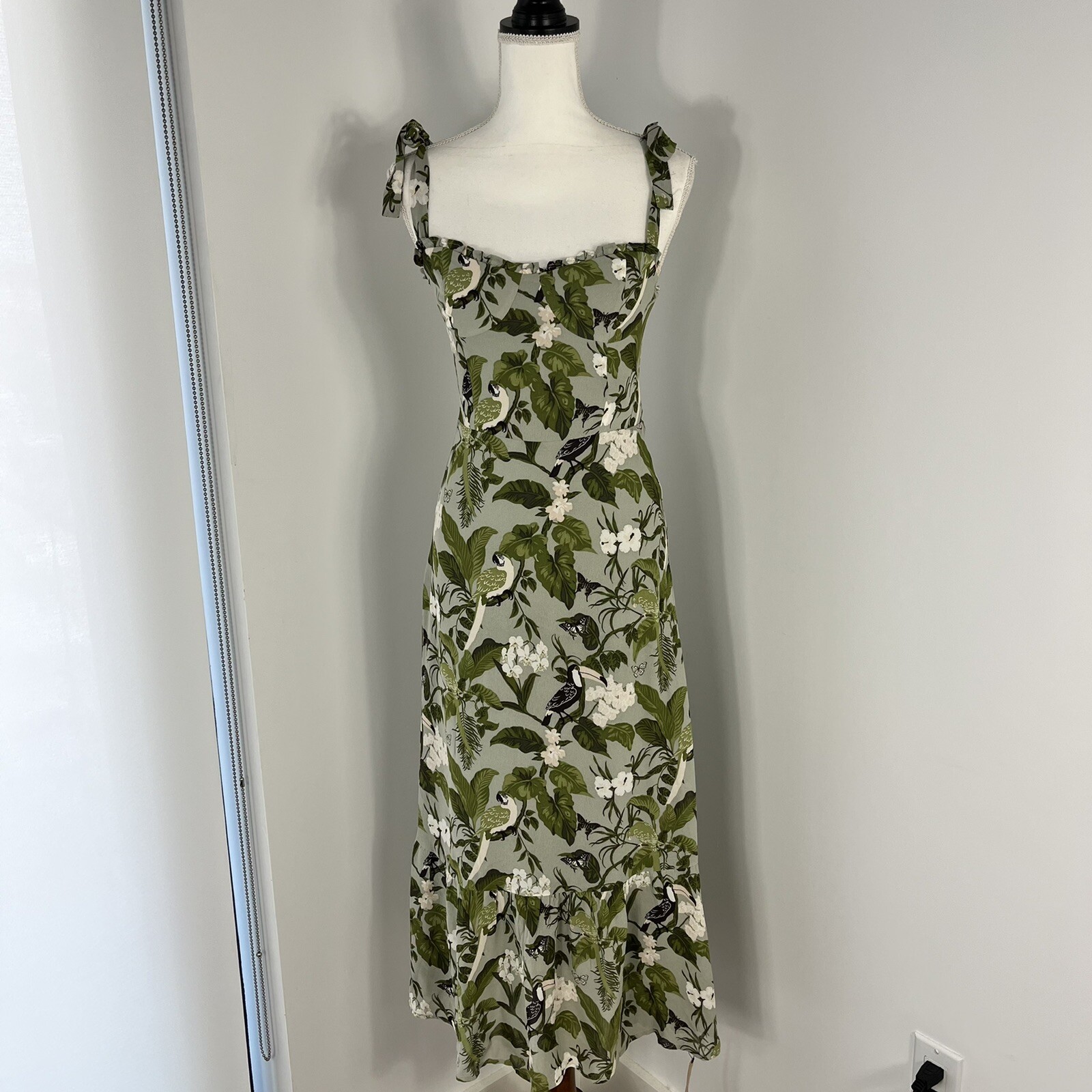reformation nikita dress tropical