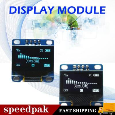 0,96'' OLED SSD1306 I2C IIC SPI Serial 128X64 LCD Display LCD. Blau Gelb-