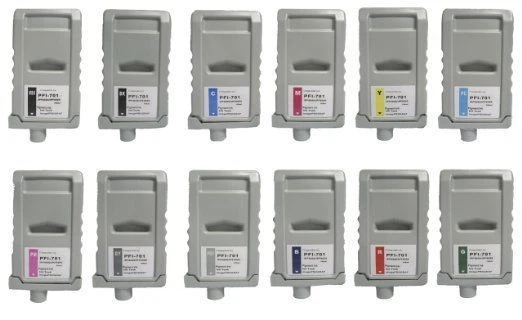 Tinte für Canon ImagePROGRAF iPF-8400 IPF-9400 / PFI-706 je 700ml INK Cartridge