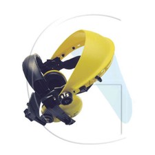 Ochraniacze na twarz i uszy Przezroczysta ochrona twarzy „POLIWĘGLAN”