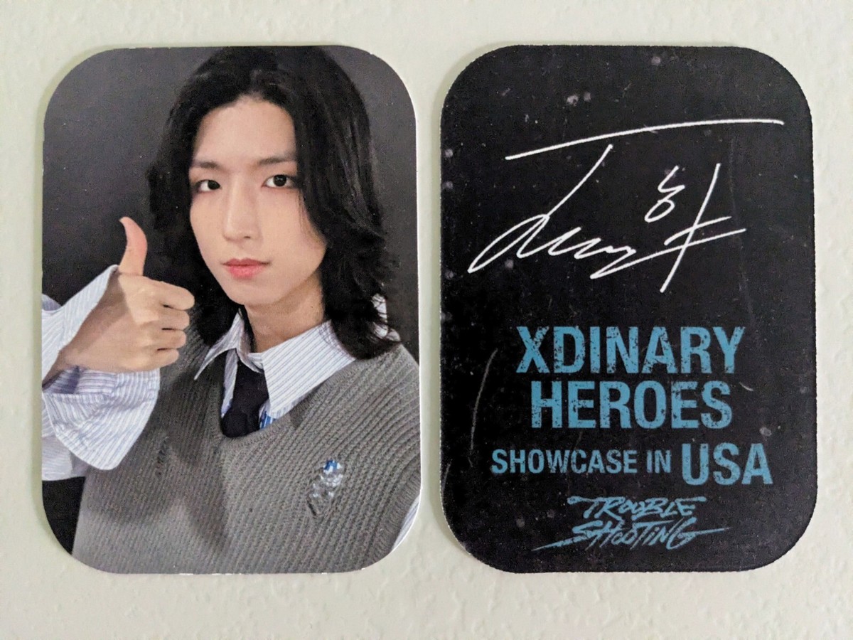 Xdinary Heroes photocard-- VIP Troubleshooting showcase in
