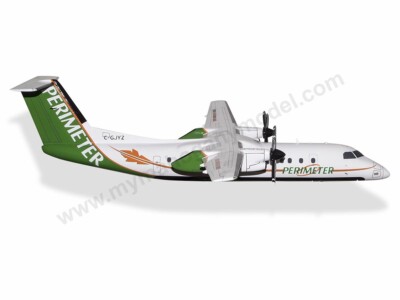 De Havilland Canada DHC-8-300 Dash 8 Perimeter Aviation Wood Model