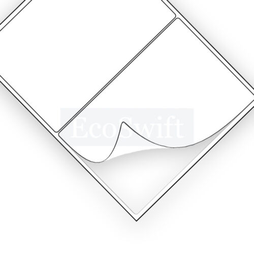 (20) 8,5 x 5,5 XL EcoSwift Versand halber Bogen selbstklebende eBay PayPal Etiketten - Bild 2 von 6