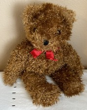 1991 Ty Shaggy Teddy Bear Brown Beanie Baby 16 EUC No Tag Vintage Rare