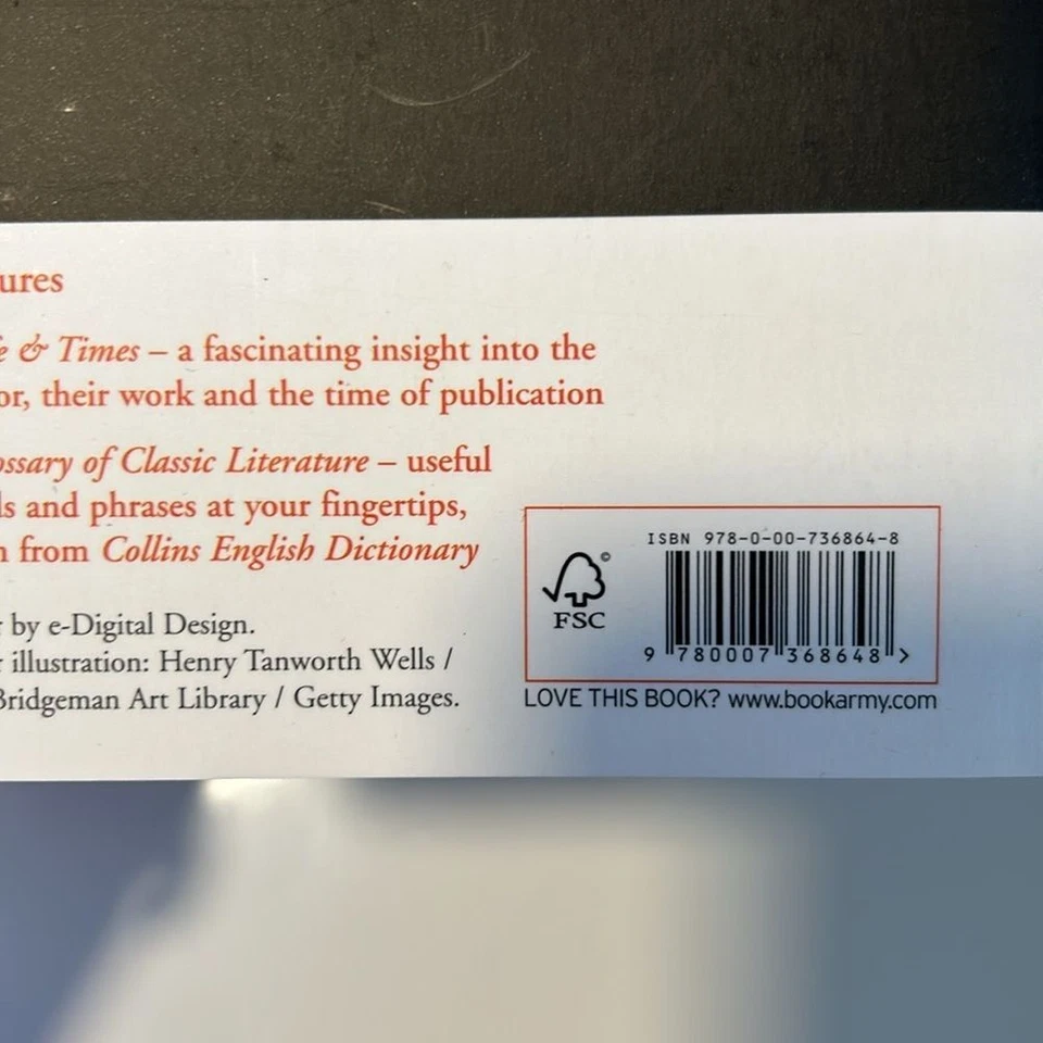 Edith Wharton The Age of Innocence paperback book Collins Classics - Image 3 of 4