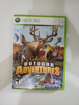 Cabela's Outdoor Adventures (Microsoft Xbox 360, 2009) CIB Complete 