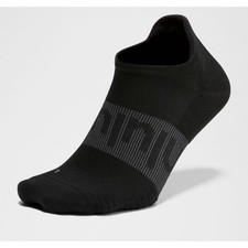 Lululemon Power Stride No-Show Training Socks 3 Pack Black Active Heel Grip M