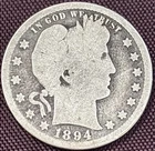 1894-S 25C Silver Barber Quarter