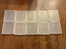Lot of 10 Nintendo Game Boy Original OEM Clamshell Plastic Game Cases Dust Cover