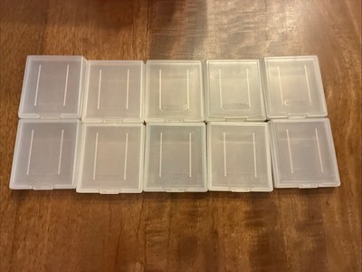 Lot of 10 Nintendo Game Boy Original OEM Clamshell Plastic Game Cases Dust Cover