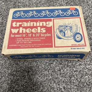 Vintage Training Wheels 16”, 18” & 20” Bicycles