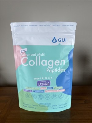 8in1 Advanced Multi Collagen Peptides 16 Oz - Hydrolyzed Protein | Type I II ...