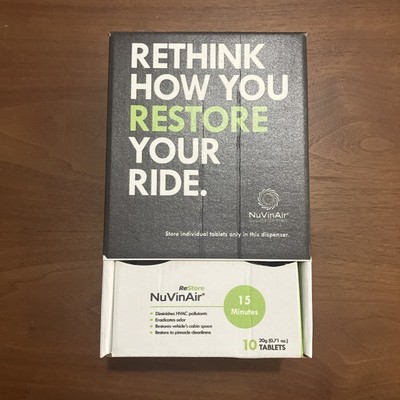 Nuvinair Restore Tablets 10 pack Professional Grade Odor Elimination Treatments