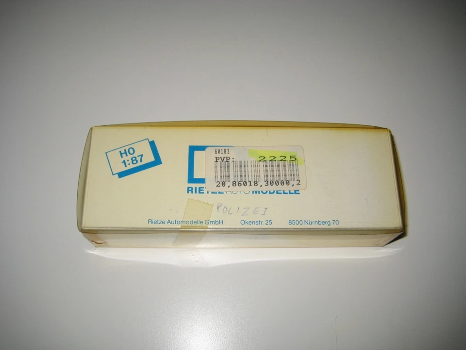 Rietze H0 60183 - Autobús Mercedes-Benz O 303 15 RHD "POLIZEI" - Imagen 3 de 4
