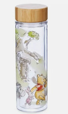Disney Parks Winnie the Pooh Classic Collection Water Bottle Bamboo Lid New