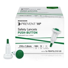 McKesson Prevent HP Safety Lancet 21 Gauge 1.8 mm Depth 1 Box(s) 100 /Box