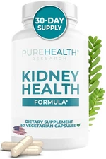 PUREHEALTH RESEARCH Kidney Health Formula - Complete Kidney Cleanse Solution ...