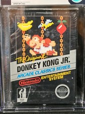 NES Donkey Kong Jr. CIB  WATA GRADE 8.5