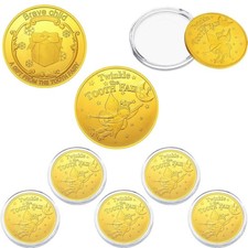 Tooth Fairy Gold Coins for Kids Boys Girls Lost Teeth Reward Commemorative Coin