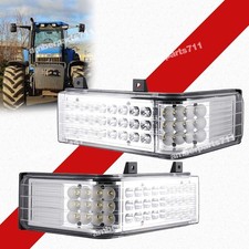 L+R Wraparound LED HeadLights For Ford New Holland Tractor 8670,8770,8870,8970