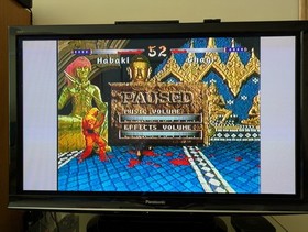 Atari Jaguar 64 console, boxed, with Cybermorph and Kasumi Ninja
