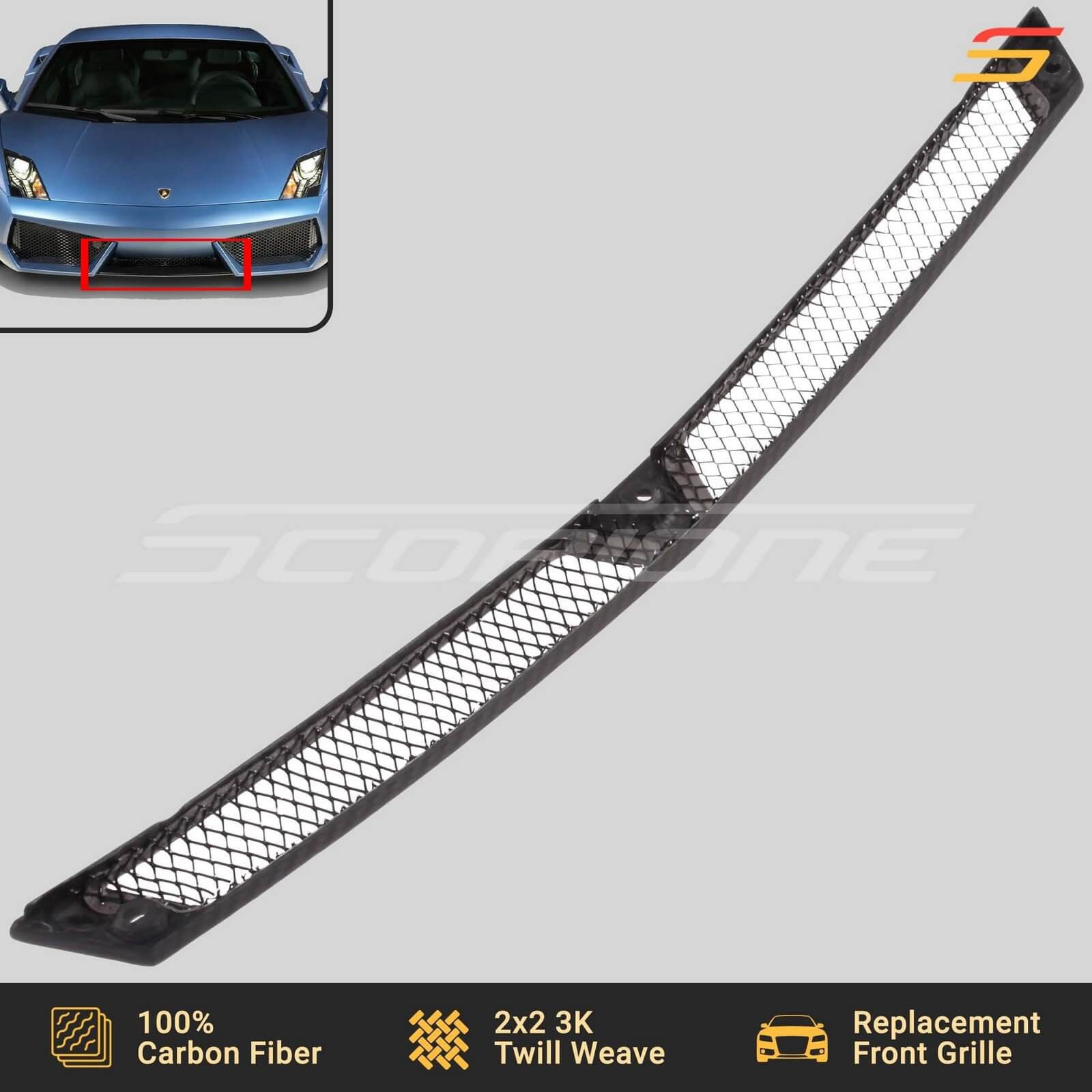 Lamborghini Gallardo Front Bumper grille
