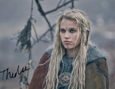 THE LAST KINGDOM: Thea Sofie Loch Naess HAND Signed 10x8 Photo SEE PHOTO PROOF 3